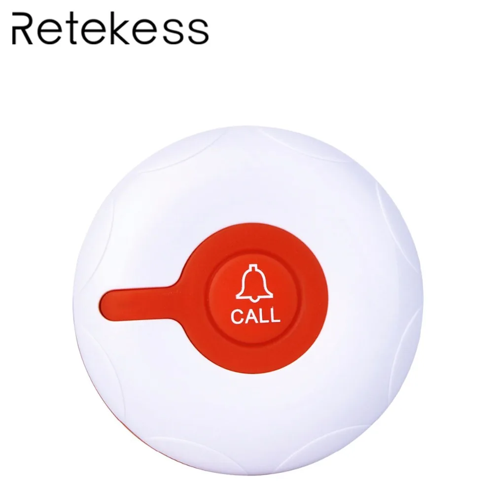 RETEKESS TD009 Wireless Calling System Nursing Call Bell Button Red Waterproof Transmitter For Hospital Patient Service
RETEKESS TD009 Wireless Calling System Nursing Call Bell Button Red Waterproof Transmitter For Hospital Patient Service