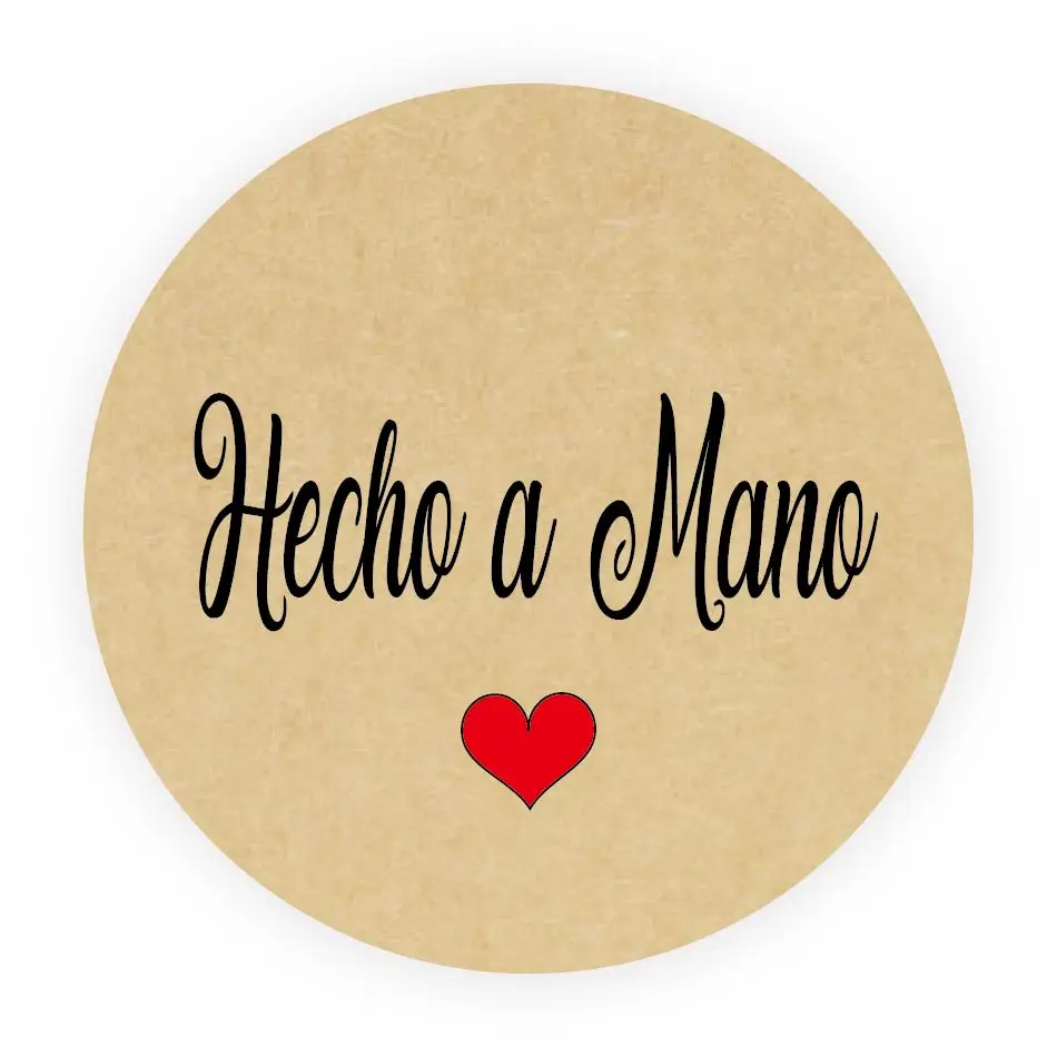 DouxArt 100 Pieces Hecho a Mano with Heart Stickers, 4CM Kraft Wedding Party Baptism Communion Candy Favors Labels Seals
DouxArt 100 Pieces Hecho a Mano with Heart Stickers, 4CM Kraft Wedding Party Baptism Communion Candy Favors Labels Seals