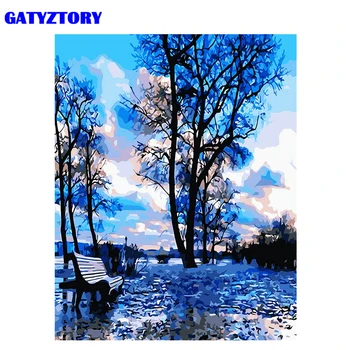 GATYZTORY Frameless Picture Blue Forest DIY Painting By Numbers Landscape Modern Home Wall Art Canvas Painting 40x50cm Artwork
GATYZTORY Frameless Picture Blue Forest DIY Painting By Numbers Landscape Modern Home Wall Art Canvas Painting 40x50cm Artwork