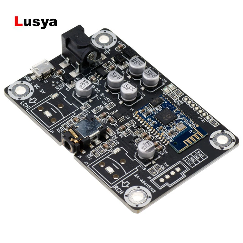 Lossless 2.1 Wireless Car Bluetooth Audio Receiver Board Module 5V Stereo Hifi Amp For Audio Amplifier T0109
Lossless 2.1 Wireless Car Bluetooth Audio Receiver Board Module 5V Stereo Hifi Amp For Audio Amplifier T0109