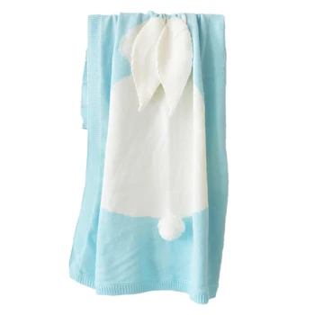 73*108 cm Bath Towel Cartoon Print Baby Blanket Baby Bedding Blankets Newborn Rabbit Ear Warm Knitted Swaddle
73*108 cm Bath Towel Cartoon Print Baby Blanket Baby Bedding Blankets Newborn Rabbit Ear Warm Knitted Swaddle