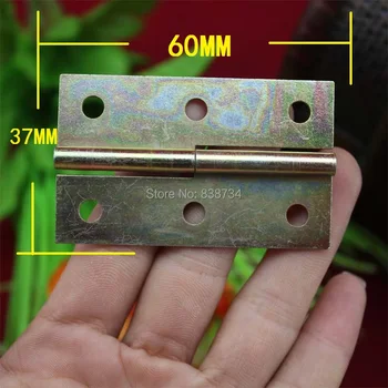 50pcs 60*37MM Steel with Yellow zinc plated Gift Box Packing Box Jewelry Box Woonden Wine Box Door Hinge
50pcs 60*37MM Steel with Yellow zinc plated Gift Box Packing Box Jewelry Box Woonden Wine Box Door Hinge