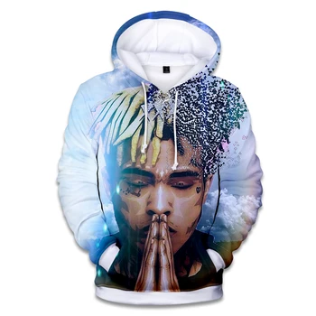 Rapper XXXTentacion Hoodies boys/girls 3D Hip-Hop Singer Unisex Sweatshirt Autumn warm long sleeve Popular plus size 3D clothes
Rapper XXXTentacion Hoodies boys/girls 3D Hip-Hop Singer Unisex Sweatshirt Autumn warm long sleeve Popular plus size 3D clothes