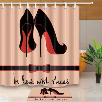 New Style Shower Curtains High Heels Bow Bathroom Curtains Modern Simple Style Home Decor Soft and Comfortable Eco-Friendly
New Style Shower Curtains High Heels Bow Bathroom Curtains Modern Simple Style Home Decor Soft and Comfortable Eco-Friendly