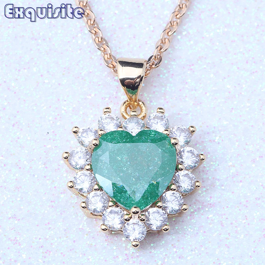 Absorbing Green Ice Crystals Stone & Zirconia Pendants Necklaces Yellow Gold Color For Women Trendy Jewelry L0025
Absorbing Green Ice Crystals Stone & Zirconia Pendants Necklaces Yellow Gold Color For Women Trendy Jewelry L0025