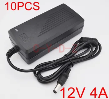 10PCS 12V4A AC 100V-240V Converter Adapter DC 12V 4A 48W Power Supply DC 5.5mm x 2.5mm for 5050/3528 LED Light LCD Monitor
10PCS 12V4A AC 100V-240V Converter Adapter DC 12V 4A 48W Power Supply DC 5.5mm x 2.5mm for 5050/3528 LED Light LCD Monitor