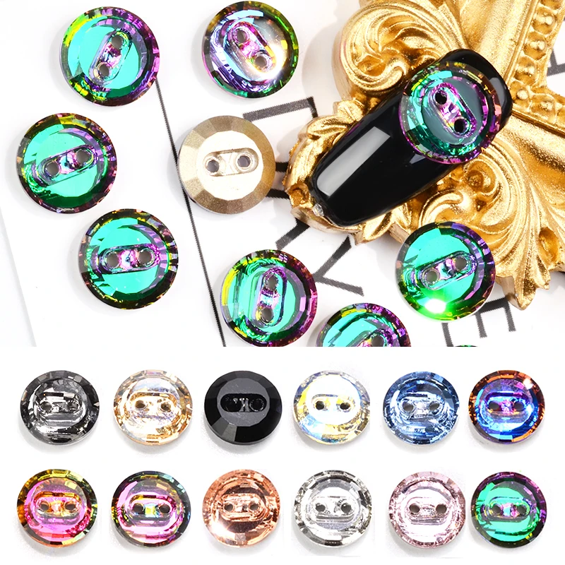 5pcs Nail Crystal Buttons Rhinestones Colorful Glitter 2 Holes Sewing Button For Garment Crafts DIY Accessories
5pcs Nail Crystal Buttons Rhinestones Colorful Glitter 2 Holes Sewing Button For Garment Crafts DIY Accessories
