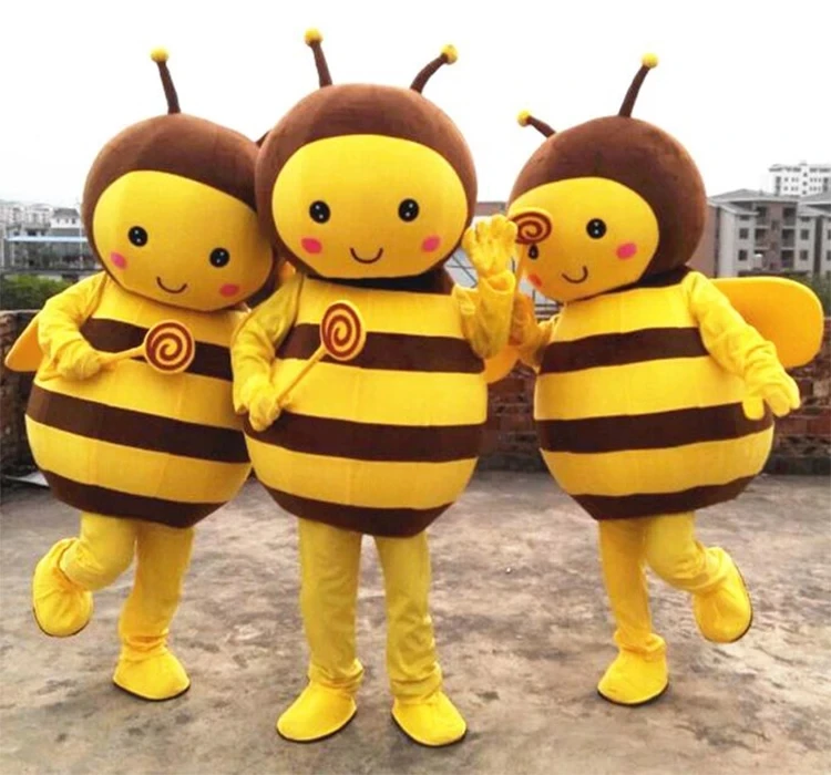 Bee Mascot Costume Yellow Bee Mascot Adult Character Costume Cosplay for Halloween Party
Bee Mascot Costume Yellow Bee Mascot Adult Character Costume Cosplay for Halloween Party