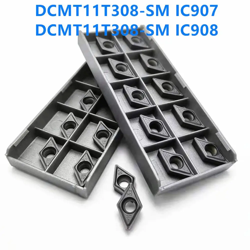 DCMT11T308 SM IC907/908 inner round tool DCMT 11T308 carbide insert for CNC lathe tool turning tool
DCMT11T308 SM IC907/908 inner round tool DCMT 11T308 carbide insert for CNC lathe tool turning tool