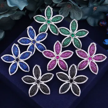 GODKI 38mm Colorful Spring Luxury Geometric Floral Flower Full Cubic Zirconia Wedding Women Party Earring Fashion Jewelry
GODKI 38mm Colorful Spring Luxury Geometric Floral Flower Full Cubic Zirconia Wedding Women Party Earring Fashion Jewelry