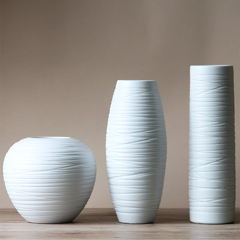 Ceramic Porcelain Tabletop Vase Set (3 Pcs) with Simple Modern Design GM007 Free Shipping
Ceramic Porcelain Tabletop Vase Set (3 Pcs) with Simple Modern Design GM007 Free Shipping
