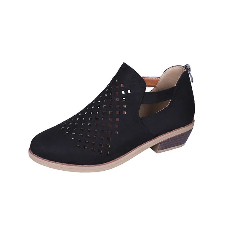 2019 Spring Summer New Women's Shoes Fashion Openwork Breathable Sandals Large Size35-43 Female Casual Shoes Rough Heel
2019 Spring Summer New Women's Shoes Fashion Openwork Breathable Sandals Large Size35-43 Female Casual Shoes Rough Heel