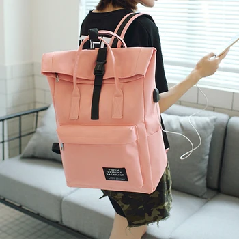 school bag Woman External USB Charging Canvas Backpack Male Mochila Escolar Couple Laptop school Bag Youth Fashion Trend
school bag Woman External USB Charging Canvas Backpack Male Mochila Escolar Couple Laptop school Bag Youth Fashion Trend