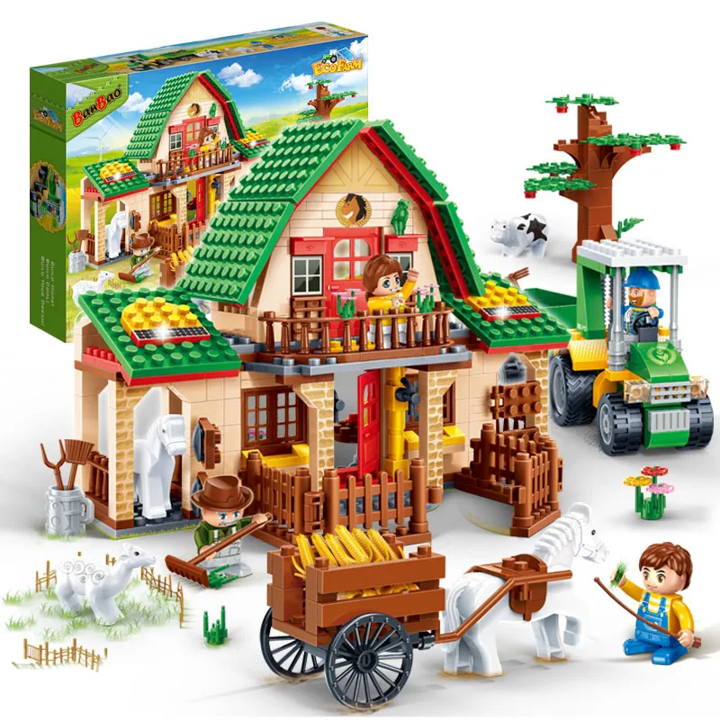 new 8579 Countryside Happy Farm House Bricks Educational Building Blocks Model Toys For Kids Children
new 8579 Countryside Happy Farm House Bricks Educational Building Blocks Model Toys For Kids Children