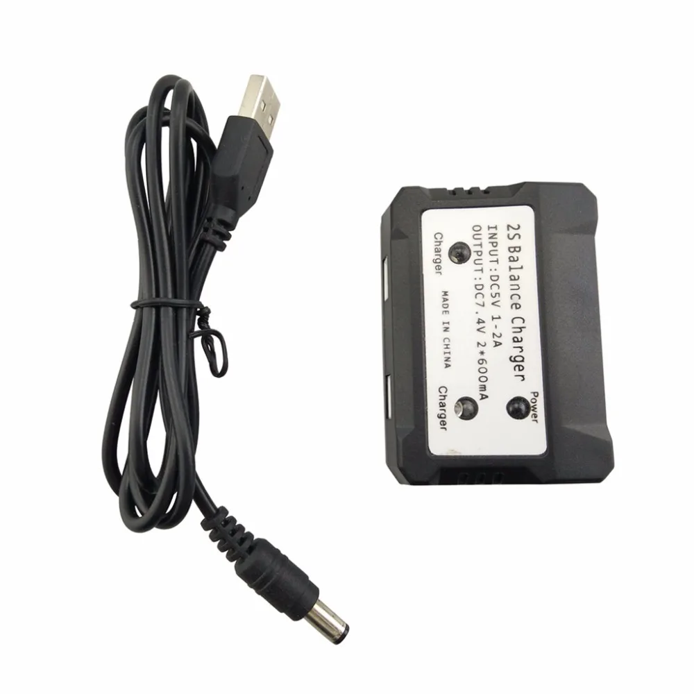 7.4V Lithium Battery 2-in-1 Balanced Charger for SYMA X8C X8G X8HW Hubsan H501S H502S H502E MJX B3 B2W B6 Bugs 2/3/6 A959 V262
7.4V Lithium Battery 2-in-1 Balanced Charger for SYMA X8C X8G X8HW Hubsan H501S H502S H502E MJX B3 B2W B6 Bugs 2/3/6 A959 V262