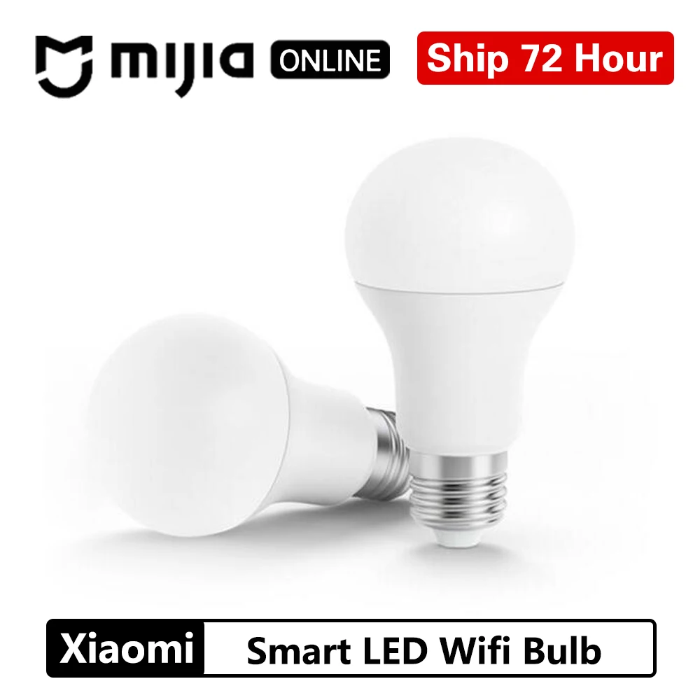 Original Xiaomi Mijia Smart White LED E27 Bulb Night Light APP WiFi Remote Group Control 3000k-5700k 6.5W 450lm 220-240V 50/60Hz
Original Xiaomi Mijia Smart White LED E27 Bulb Night Light APP WiFi Remote Group Control 3000k-5700k 6.5W 450lm 220-240V 50/60Hz