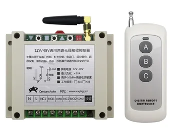 New DC12-48V 2CH RF Wireless Remote Control Switch System library door control 1pcs (JRL-4) transmitter 1 receiver Learning code
New DC12-48V 2CH RF Wireless Remote Control Switch System library door control 1pcs (JRL-4) transmitter 1 receiver Learning code