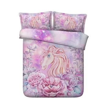 3pcs girls white unicorn bedding series Single Full duvet cover set for kids purple blue pink bed sheets children linens queen
3pcs girls white unicorn bedding series Single Full duvet cover set for kids purple blue pink bed sheets children linens queen