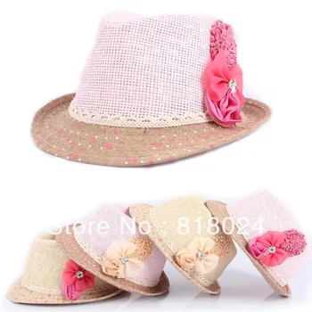 10pcs/lot Children Summer Fedora Hat, Baby Girls Flower Stone Jazz Cap Hat, Kids Straw Cowboy Hat Straw Cap Headgear Accessories
10pcs/lot Children Summer Fedora Hat, Baby Girls Flower Stone Jazz Cap Hat, Kids Straw Cowboy Hat Straw Cap Headgear Accessories