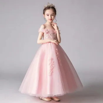 2019 Hot-sales Luxury Children Girls pink Color Princess Birthday Wedding Party Long Dress Kids Christmas Halloween Lace Dress
2019 Hot-sales Luxury Children Girls pink Color Princess Birthday Wedding Party Long Dress Kids Christmas Halloween Lace Dress