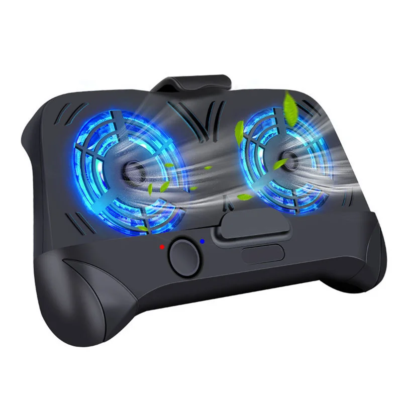 Multi-functional Phone Cooler Mobile Phone Pubg Gamepad NEW Game Controller Two Large Fans for Cooling External Battery Charging
Multi-functional Phone Cooler Mobile Phone Pubg Gamepad NEW Game Controller Two Large Fans for Cooling External Battery Charging
