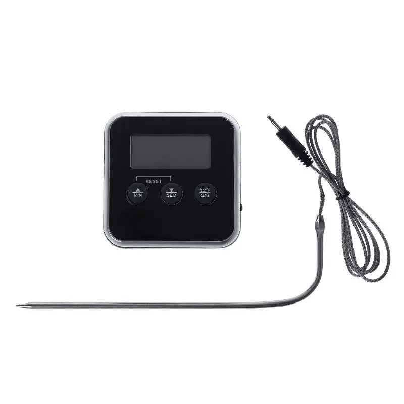 Digital Thermometer for Oven Digital Lcd Display Probe Food Thermometer Timer Cooking Kitchen Bbq Meat
Digital Thermometer for Oven Digital Lcd Display Probe Food Thermometer Timer Cooking Kitchen Bbq Meat