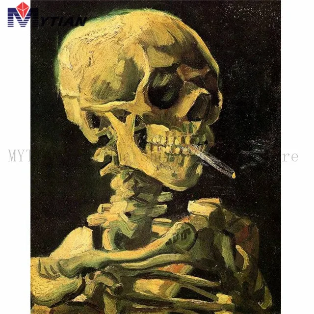 5D DIY Full Drill Square Round Diamond Painting Set Van Gogh Skull with Burning Cigarette Diamond Embroidery Mosaic Needlework
5D DIY Full Drill Square Round Diamond Painting Set Van Gogh Skull with Burning Cigarette Diamond Embroidery Mosaic Needlework