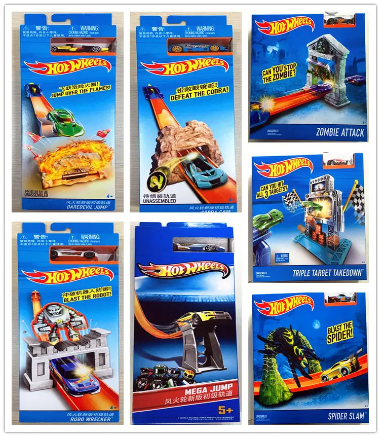 Hot Wheels track ESS BSC Pop-up launch Car Детские игрушки для детей литые Hotwheels подарок на день