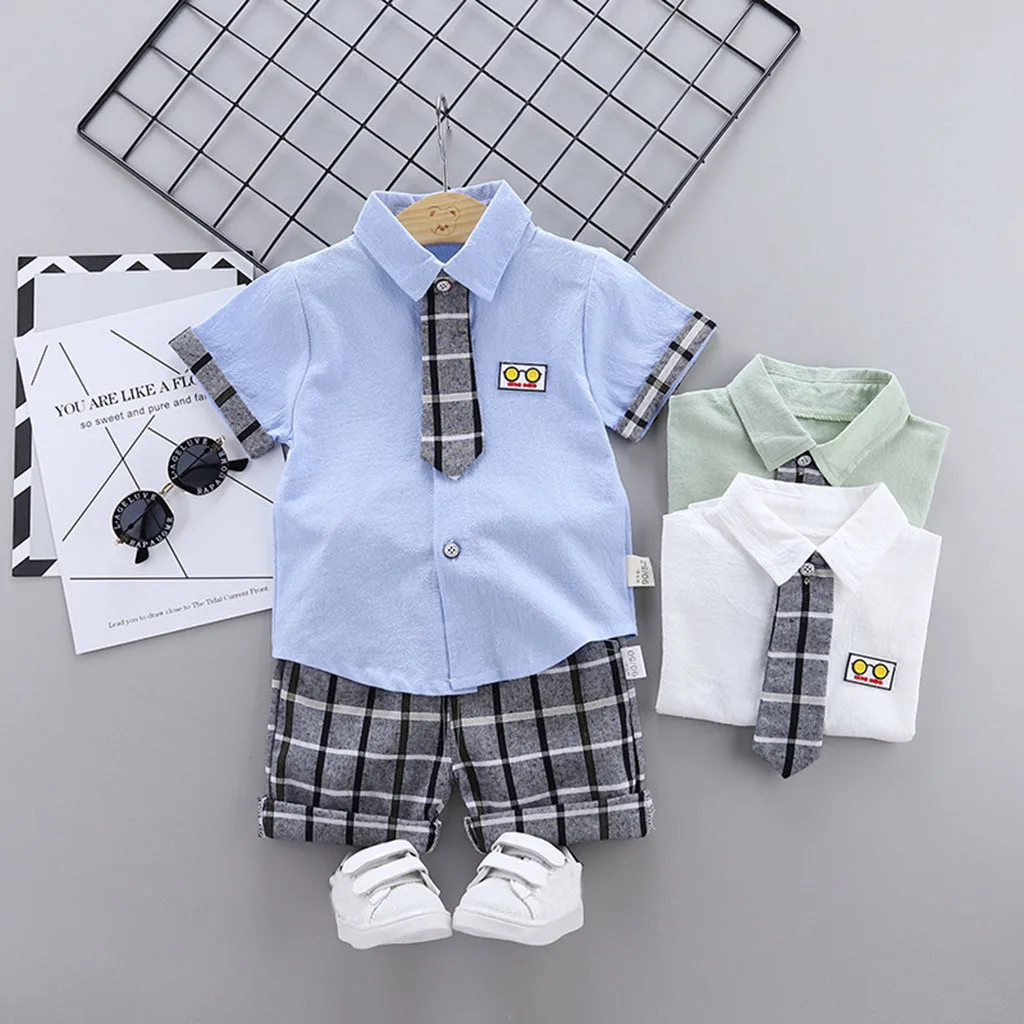 Boys Clothing Children Summer Boys Clothes Gentlemen Tie Outfits T shirt Tops Shorts Clothes Set Vetement Enfant Garcon Summer
Boys Clothing Children Summer Boys Clothes Gentlemen Tie Outfits T shirt Tops Shorts Clothes Set Vetement Enfant Garcon Summer
