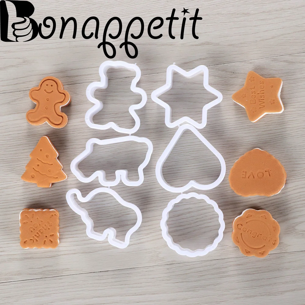 6PCS/SET Cartoon Animal Heart Star Cookie Mold Plastic Biscuit Cutter Baking Fondant Mould Cutter Cake Baking Tool
6PCS/SET Cartoon Animal Heart Star Cookie Mold Plastic Biscuit Cutter Baking Fondant Mould Cutter Cake Baking Tool