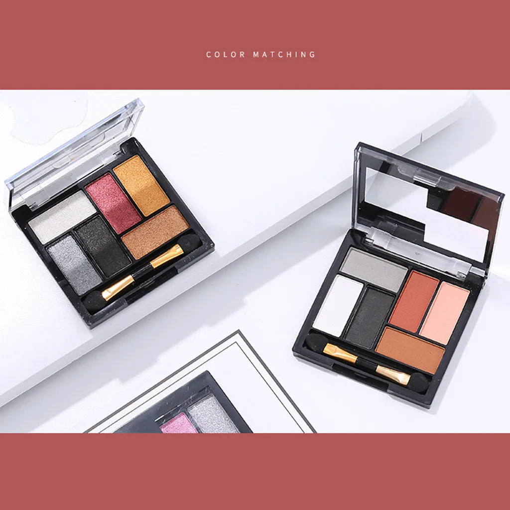 Cosmetic Matte Eyeshadow Cream Makeup Palette Shimmer Set 6 Colors Eyeshadow Shimmer Glitter Nude Eye shadow Make up PaletteF3.6
Cosmetic Matte Eyeshadow Cream Makeup Palette Shimmer Set 6 Colors Eyeshadow Shimmer Glitter Nude Eye shadow Make up PaletteF3.6