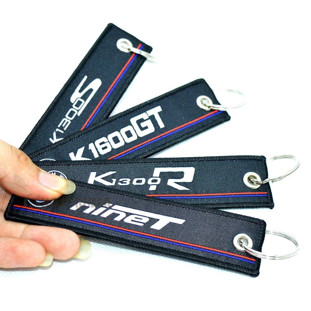 New Arrival Embroidery Key Holder Chain Collection Keychain for BMW K1300R K1300S K1600GT R nineT Motorcycle Badge Keyring
New Arrival Embroidery Key Holder Chain Collection Keychain for BMW K1300R K1300S K1600GT R nineT Motorcycle Badge Keyring