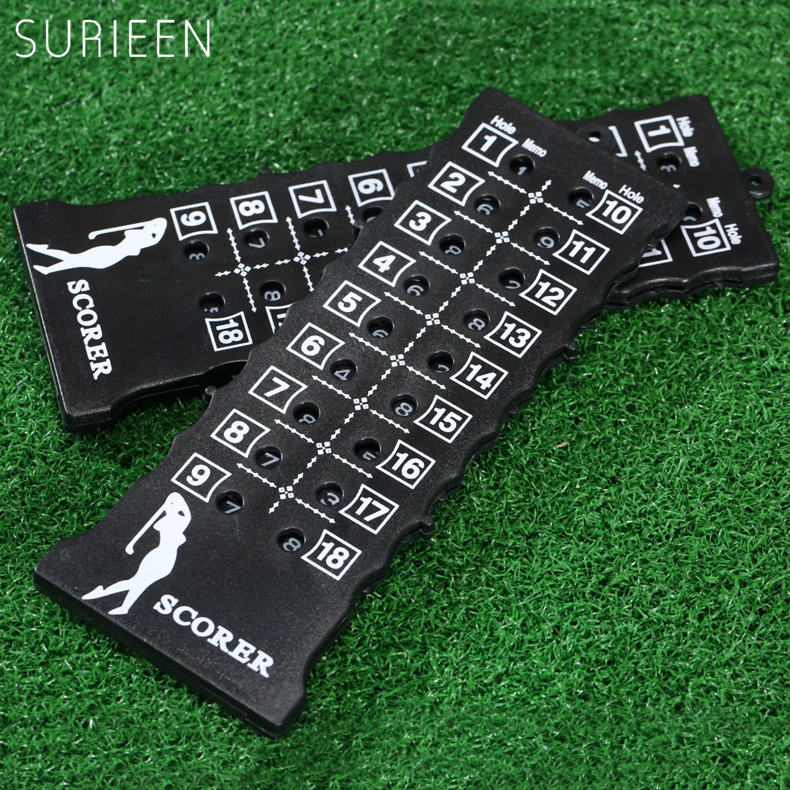 Plastic 18 Holes Golf Stroke Putt Score Card Counter Golf Score Indicator with Key Chain Environmental Golf Score Counter Black
Plastic 18 Holes Golf Stroke Putt Score Card Counter Golf Score Indicator with Key Chain Environmental Golf Score Counter Black