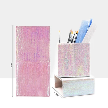 1Pcs Mermaid Fish Scale Nail Brush Holder Storage Case Bag Cosmetic Pen Organizer Makeup Manicure Nail Art Tool Accessory
1Pcs Mermaid Fish Scale Nail Brush Holder Storage Case Bag Cosmetic Pen Organizer Makeup Manicure Nail Art Tool Accessory