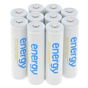1/2/4/8/10pcs 18650 Battery 3.7V 11000mAh Li-ion Rechargeable Battery lithium Cell Torch Flashlight for Toys white
1/2/4/8/10pcs 18650 Battery 3.7V 11000mAh Li-ion Rechargeable Battery lithium Cell Torch Flashlight for Toys white