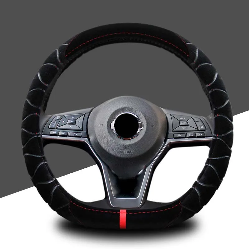 Car Steering Wheel Cover D Shape Soft Short plush Winter For Nissan Qashqai J11 X-trail T32 For Kia Sportage Optima GOLF 7 2015
Car Steering Wheel Cover D Shape Soft Short plush Winter For Nissan Qashqai J11 X-trail T32 For Kia Sportage Optima GOLF 7 2015