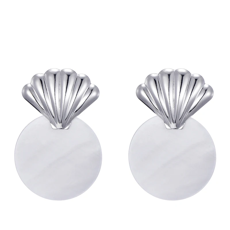 Fashion Stud Earrings for women Natural White Round Shell Earring Gold Silver Plated Boho Statement Earings Women Jewelry Gifts
Fashion Stud Earrings for women Natural White Round Shell Earring Gold Silver Plated Boho Statement Earings Women Jewelry Gifts