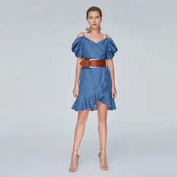 2019 Mini Dress Sexy Backless Spaghetti Strap Mermaid Women Ruflles Short Sashes Night Club Bandage Body con Dresses Wholesale
2019 Mini Dress Sexy Backless Spaghetti Strap Mermaid Women Ruflles Short Sashes Night Club Bandage Body con Dresses Wholesale