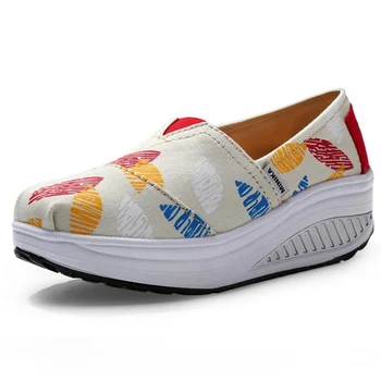 Platform Flats Shoes Women Nice Breathable Canvas Fittness Wedges Flats Women Shoe Comfortable Slip On Moccasins P1e65
Platform Flats Shoes Women Nice Breathable Canvas Fittness Wedges Flats Women Shoe Comfortable Slip On Moccasins P1e65