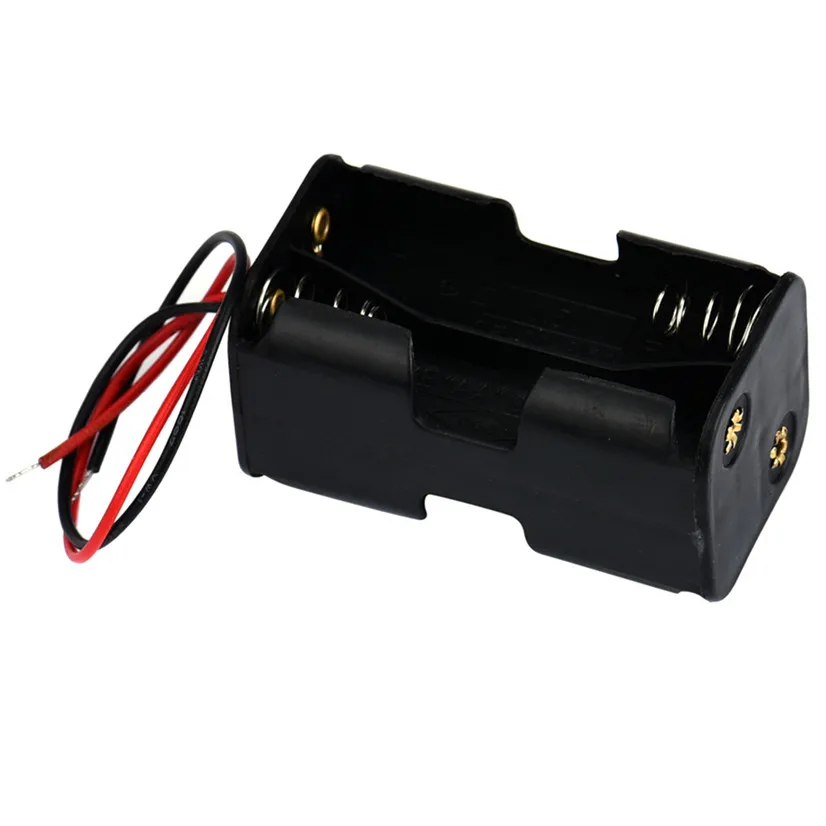 2-slot 4 x AA Battery Back To Back Holder Case Box With Wire Leads MOSUNX Futural Digital Drop Shipping F35
2-slot 4 x AA Battery Back To Back Holder Case Box With Wire Leads MOSUNX Futural Digital Drop Shipping F35