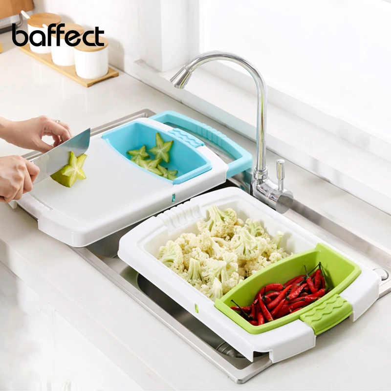 Multi Function Kitchen Chopping Block Sinks Drain Basket Cutting Board Meat Vegetable Fruit Antibacterial Non-slip Cutting Board
Multi Function Kitchen Chopping Block Sinks Drain Basket Cutting Board Meat Vegetable Fruit Antibacterial Non-slip Cutting Board