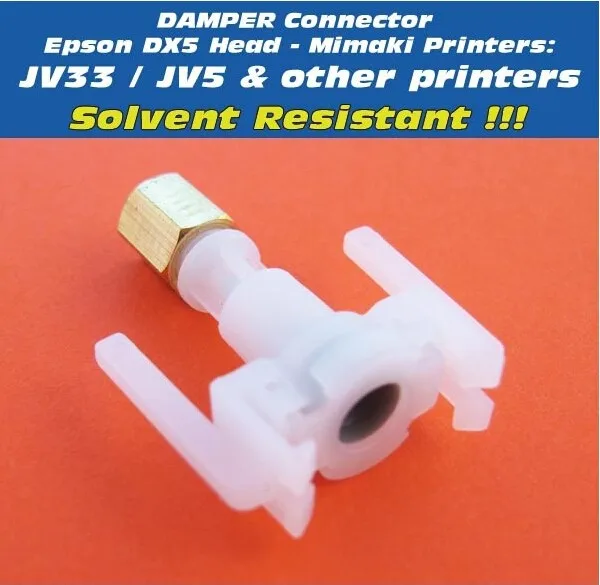 10 PCS eco solvent DX5 Damper Connector for Mimaki JV33 130 160 JV5 TS3 TS5 Pipe Copper Screw
10 PCS eco solvent DX5 Damper Connector for Mimaki JV33 130 160 JV5 TS3 TS5 Pipe Copper Screw