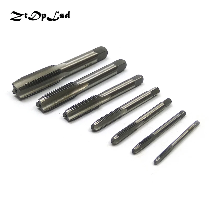 ZtDpLsd 7Pcs Manual Screw Tap Metric HSS Spiral Fluted Machine Spiral Pointed Handle Thread Forming Tapping Drill Bit Handwork
ZtDpLsd 7Pcs Manual Screw Tap Metric HSS Spiral Fluted Machine Spiral Pointed Handle Thread Forming Tapping Drill Bit Handwork