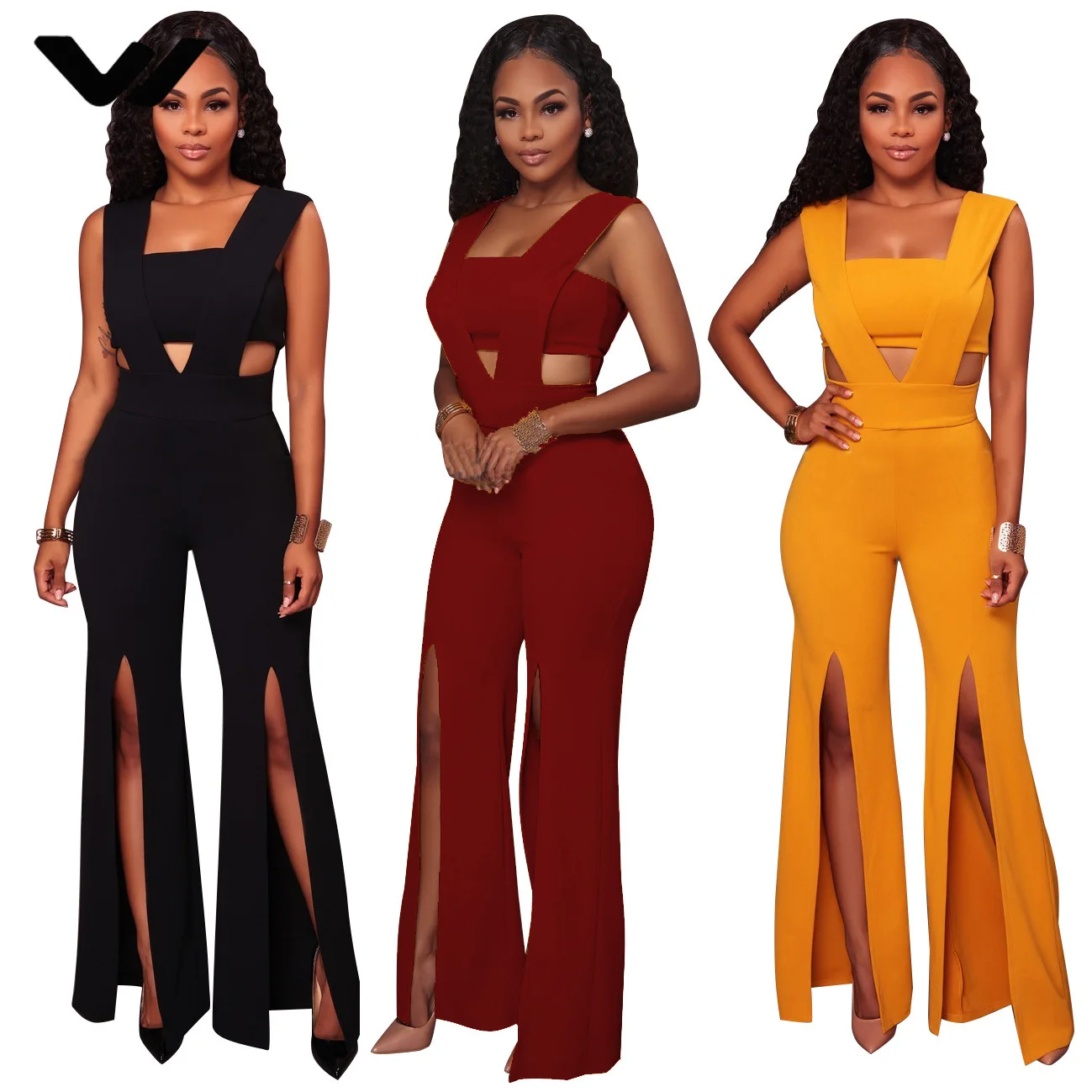 Новые поступления Повседневное 2018 Для женщин Летний комбинезон Bodycon рукавов