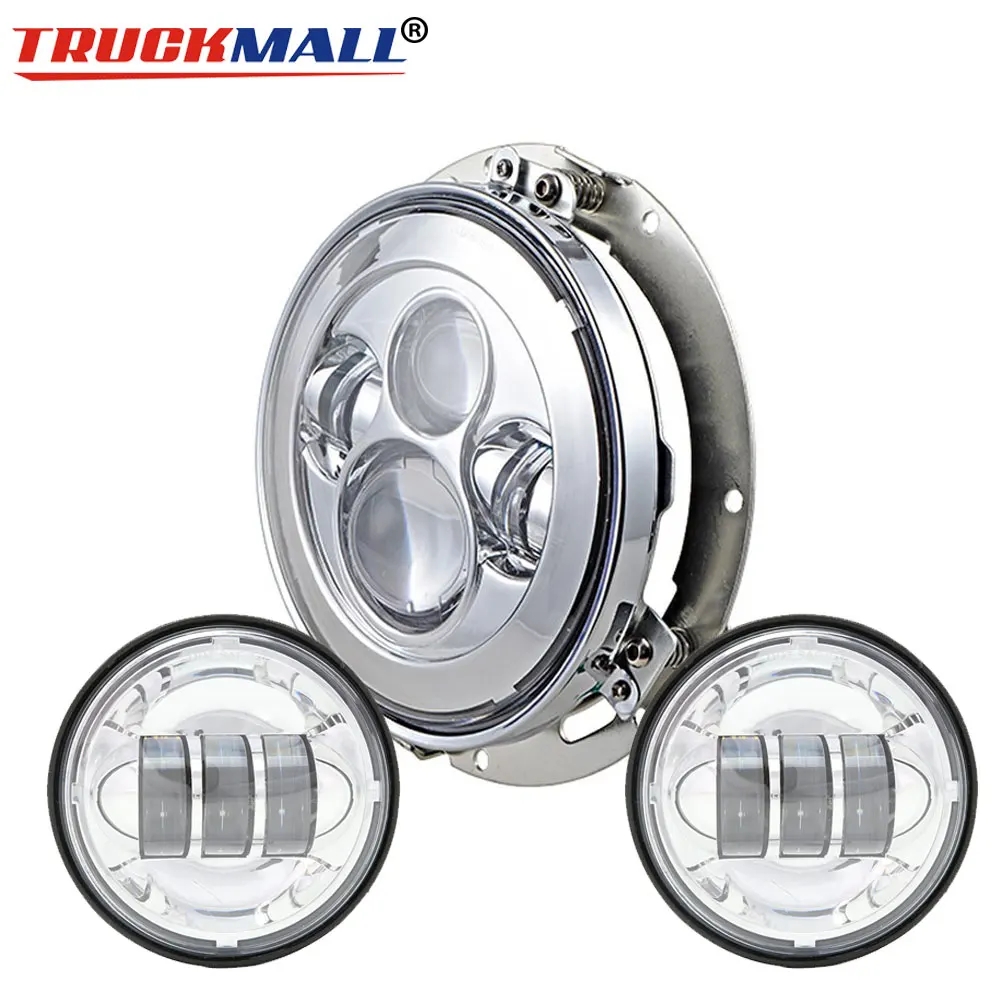 7INCH Headlight for Ultra Classic Electra Glide FLHTCU Road King EFI FLHRI 4.5" LED Fog Lights Passing Lamps
7INCH Headlight for Ultra Classic Electra Glide FLHTCU Road King EFI FLHRI 4.5" LED Fog Lights Passing Lamps