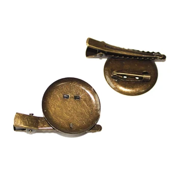 600X Antique Bronze Tone 20/25/30mm Pad Round Base Brooch Pins Blank Prong Clips Back For Hairpin/Corsage/Cameo/Cabochon/Button
600X Antique Bronze Tone 20/25/30mm Pad Round Base Brooch Pins Blank Prong Clips Back For Hairpin/Corsage/Cameo/Cabochon/Button