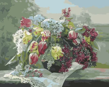 MaHuaf-i565 lilac with tulips DIY oil painting by numbers on canvas paint by number kits wall decor painting for living room
MaHuaf-i565 lilac with tulips DIY oil painting by numbers on canvas paint by number kits wall decor painting for living room