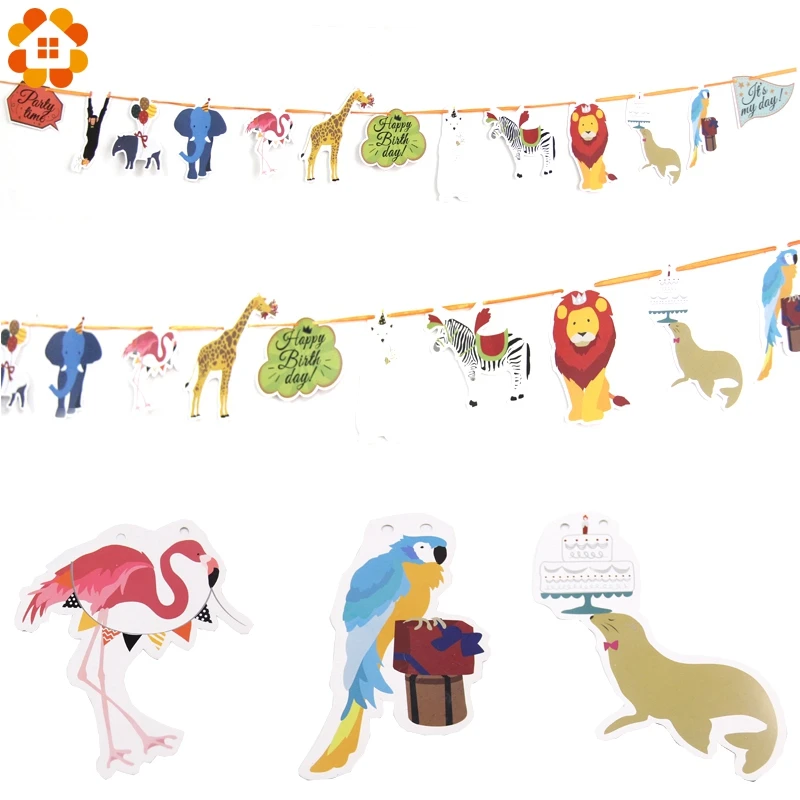 New! 1Set Happy Birthday Paper Flag Animal Party Bell Garland Banner Bunting Decoration For Kids Birthdays Party Supplies
New! 1Set Happy Birthday Paper Flag Animal Party Bell Garland Banner Bunting Decoration For Kids Birthdays Party Supplies
