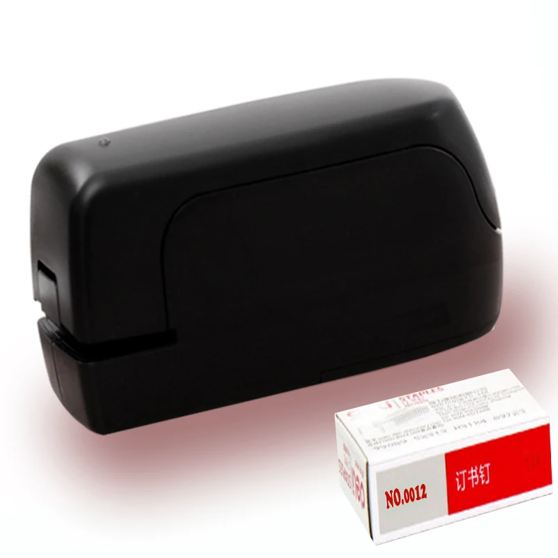 Black Automatic Electric Stapler with Staples Binding Sewer Electronic Stapler For Paper File Document Collection Bookbinding
Black Automatic Electric Stapler with Staples Binding Sewer Electronic Stapler For Paper File Document Collection Bookbinding