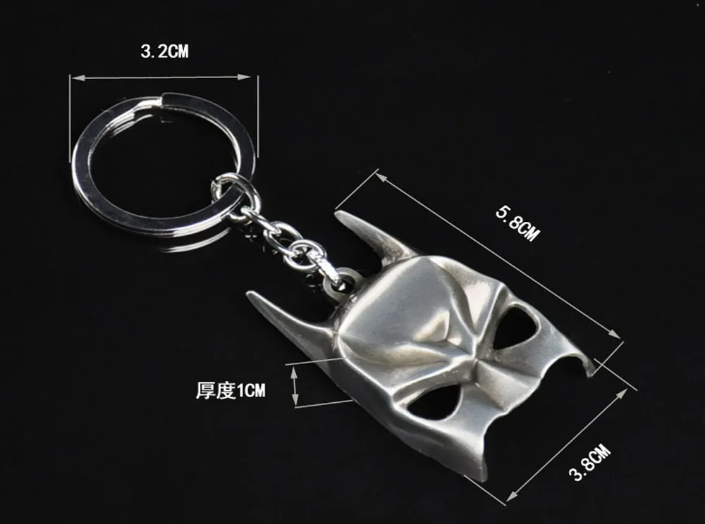 Hot sales 2018 Car Ornaments Batman Mask Dark Knight Mask Model Zinc alloy key chain pendant
Hot sales 2018 Car Ornaments Batman Mask Dark Knight Mask Model Zinc alloy key chain pendant